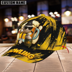 BlueJose Bowling Funny Ball And Beer Personalized Name Cap