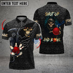 BlueJose Bowling Reaper Customized Name, Team Name 3D Shirt