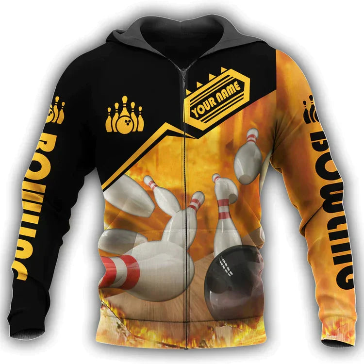 BlueJose Custom Bowling Personalized Name 3D Shirt