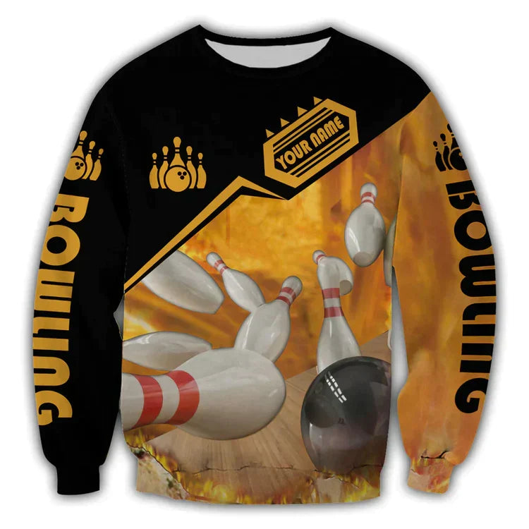 BlueJose Custom Bowling Personalized Name 3D Shirt