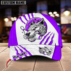 BlueJoses Bowling And Pins Wolf Strike Power Personalized Name Cap