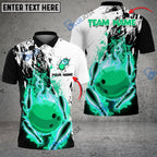 BlueJose Bowling And Pins Burned Fiercely Customized Name 3D Shirt (5 Colors)