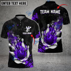 BlueJose Bowling And Pins Fire And Blood Customized Name 3D Shirt (4 Colors)