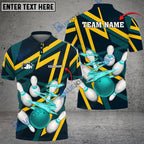 BlueJose Bowling And Pins 10000 Volt Throw Customized Name 3D Shirt For Women