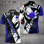 BlueJose Bowling And Pins  Cracks Of Time Customized Name 3D Shirt ( 6 Colors)