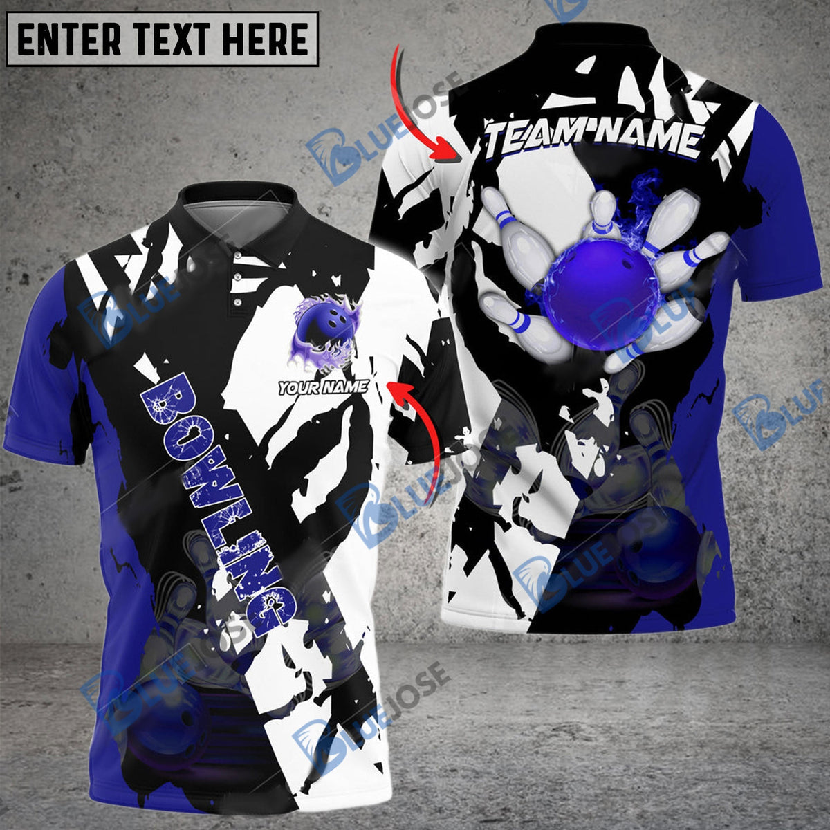 BlueJose Bowling And Pins  Cracks Of Time Customized Name 3D Shirt ( 6 Colors)
