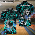 BlueJose Bowling And Pins Soaring Eagle Customized Name 3D Shirt (6 Colors)