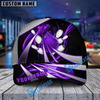 BlueJoses Flame Bowling And Pins Tornado Pattern Multicolor Personalized Name Cap