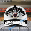 BlueJoses Bowling And Pins Ice Age Multicolor Personalized Name Cap