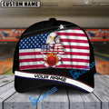 BlueJose Bowling American Eagle Personalized Name Cap