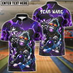 BlueJose Bowling Hiphop Gorilla Design Customized Name, Team Name 3D Shirt (4 Colors)