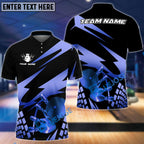 BlueJose Bowling And Pins Gold Experience Customized Name 3D Shirt (5 Colors)
