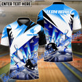 BlueJose Bowling And Pins Arrow Move Customized Name 3D Shirt (6 Colors)