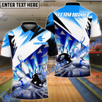 BlueJose Bowling And Pins Arrow Move Customized Name 3D Shirt (6 Colors)