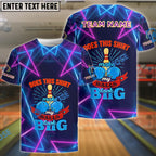 BlueJose Bowling Does This Shirt Make My Balls Look Big Customized Name, Team Name 3D Shirt