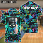 BlueJose Bowling Street Style Funny Ball Customized Name, Team Name 3D Shirt (4 Colors)