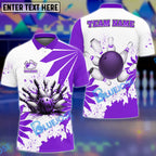 BlueJose Bowling And Pins Flowers Customized Name 3D Shirt (4 Colors)