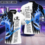 BlueJose Bowling And Pins King Of Bowling Customized Name 3D Shirt (4 Colors)