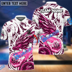 BlueJose Bowling And Pins Blasting Dragon Customized Name 3D Shirt (6 Colors)