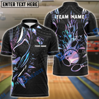 BlueJose Bowling And Pins Black Panther Forever Multicolor Customized Name 3D Shirt (6 Colors)
