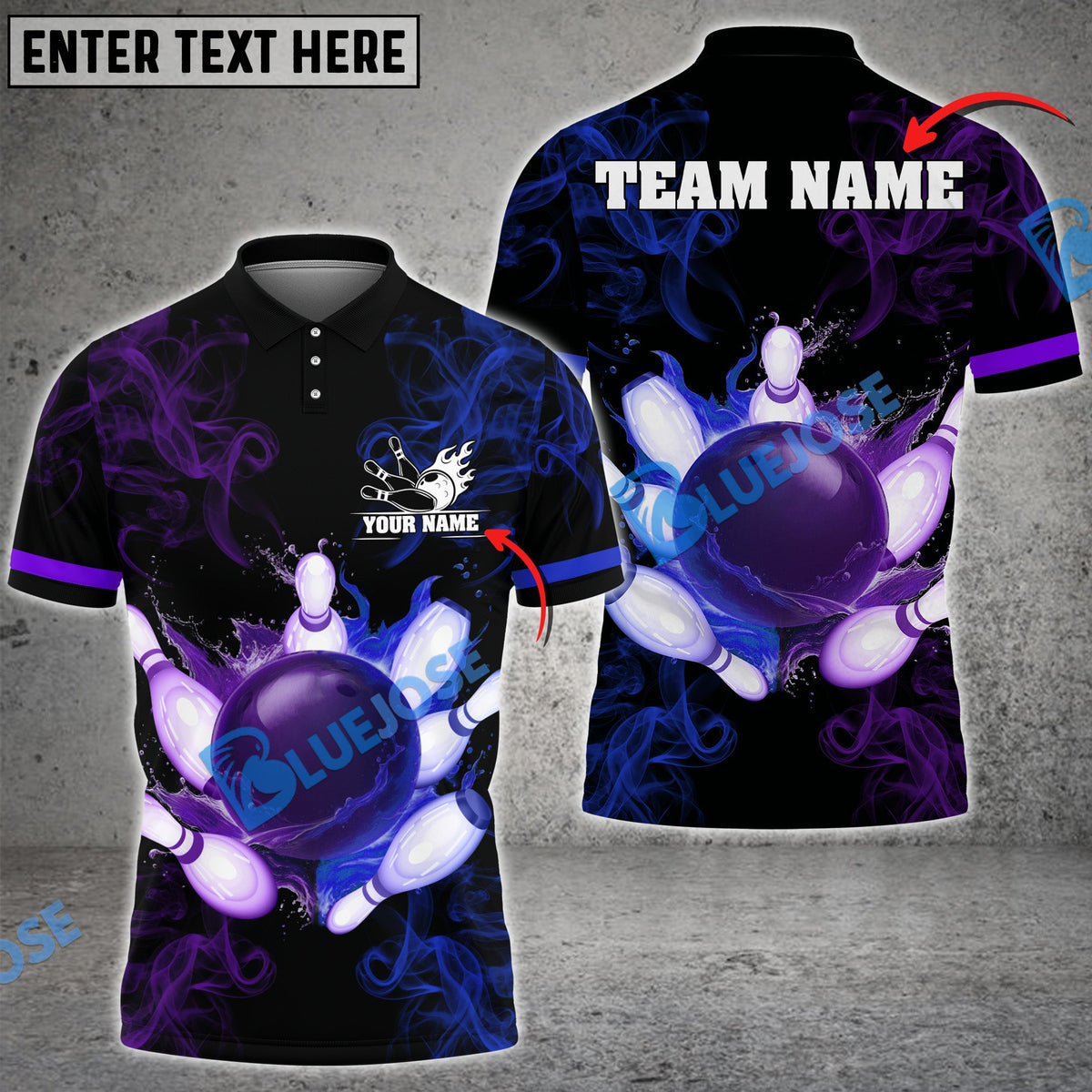 BlueJose Bowling And Pins Equal Battle Customized Name 3D Shirt (4 Colors)