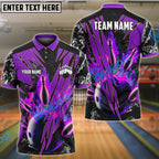BlueJose Bowling Fireball Premium Personalized Shirt (4 Colors)
