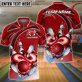 BlueJose Bowling And Pins Super Strong Throw Customized Name 3D Shirt (4 Colors)