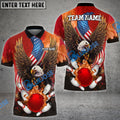 BlueJose Bowling And Pins USA Eagle Flag Multicolor Customized Name 3D Shirt (4 Colors)