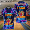 BlueJose Bowling  I Know I Bowl Like An Old Man Try To Keep Up Customized Name, Team Name 3D Shirt