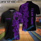 BlueJose Maori Bowling Premium Multicolor Customized Name 3D Shirt (6 Colors)
