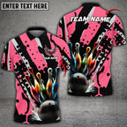 BlueJose Bowling And Pins Eagle Wings Customized Name 3D Shirt ( 6 Colors)