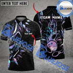 BlueJose Bowling And Pins Black Panther Forever Multicolor Customized Name 3D Shirt (6 Colors)