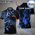BlueJose Bowling And Pins Black Panther Forever Multicolor Customized Name 3D Shirt (6 Colors)