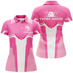 BlueJose Pink Bowling Premium Customized Name 3D Shirt For Women Personalized Shirts For Bowling Players