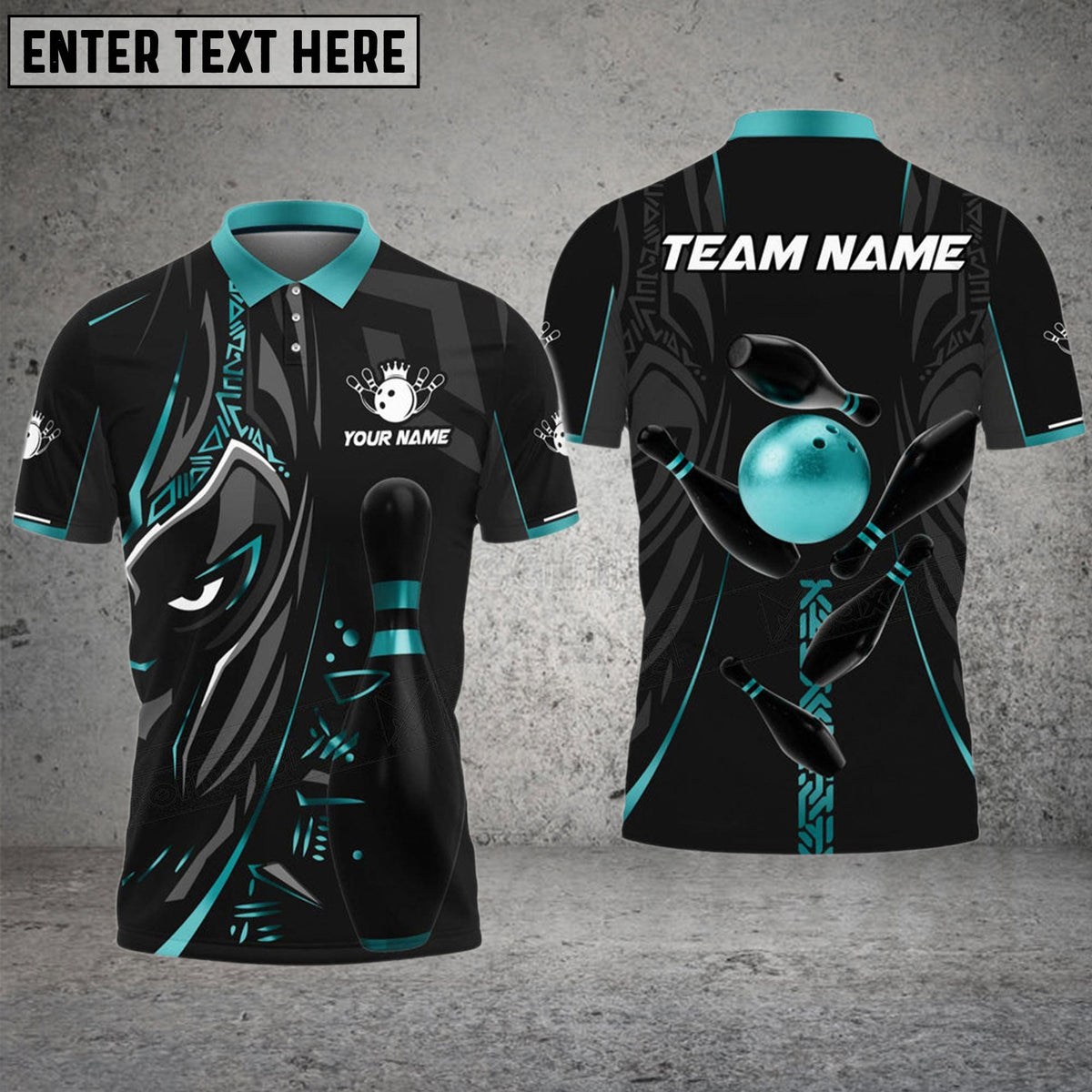 BlueJose Bowling And Pins Black Panther Pro Multicolor Customized Name 3D Shirt (6 Colors)