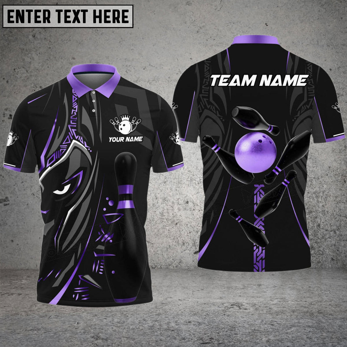 BlueJose Bowling And Pins Black Panther Pro Multicolor Customized Name 3D Shirt (6 Colors)