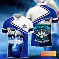 BlueJose There Is No Crying In Bowling Just Lots Of Swearing Customized Name All Over Printed Shirt