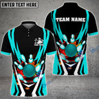 BlueJose Bowling And Pins Warrior Paint Customized Name 3D Shirt (6 Colors)