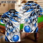 BlueJose Bowling And Pins Diamonds Dart Personalized Name, Team Name Unisex Shirt
