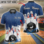 BlueJose Bowling And Pins Angry Ball vs Screaming Pins Customized Name 3D Shirt (4 Colors)