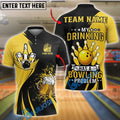 BlueJose Bowling Funny Beer My Drinking Has a Bowling Problem Customized Name, Team Name 3D Shirt