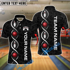 BlueJose Bowling And Pins Bowling Dna Pattern Customized Name, Team Name 3D Shirt