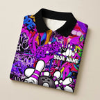 BlueJose Bowling And Pins Funny Graffiti Customized Name, Team Name 3D Shirt (4 Colors)