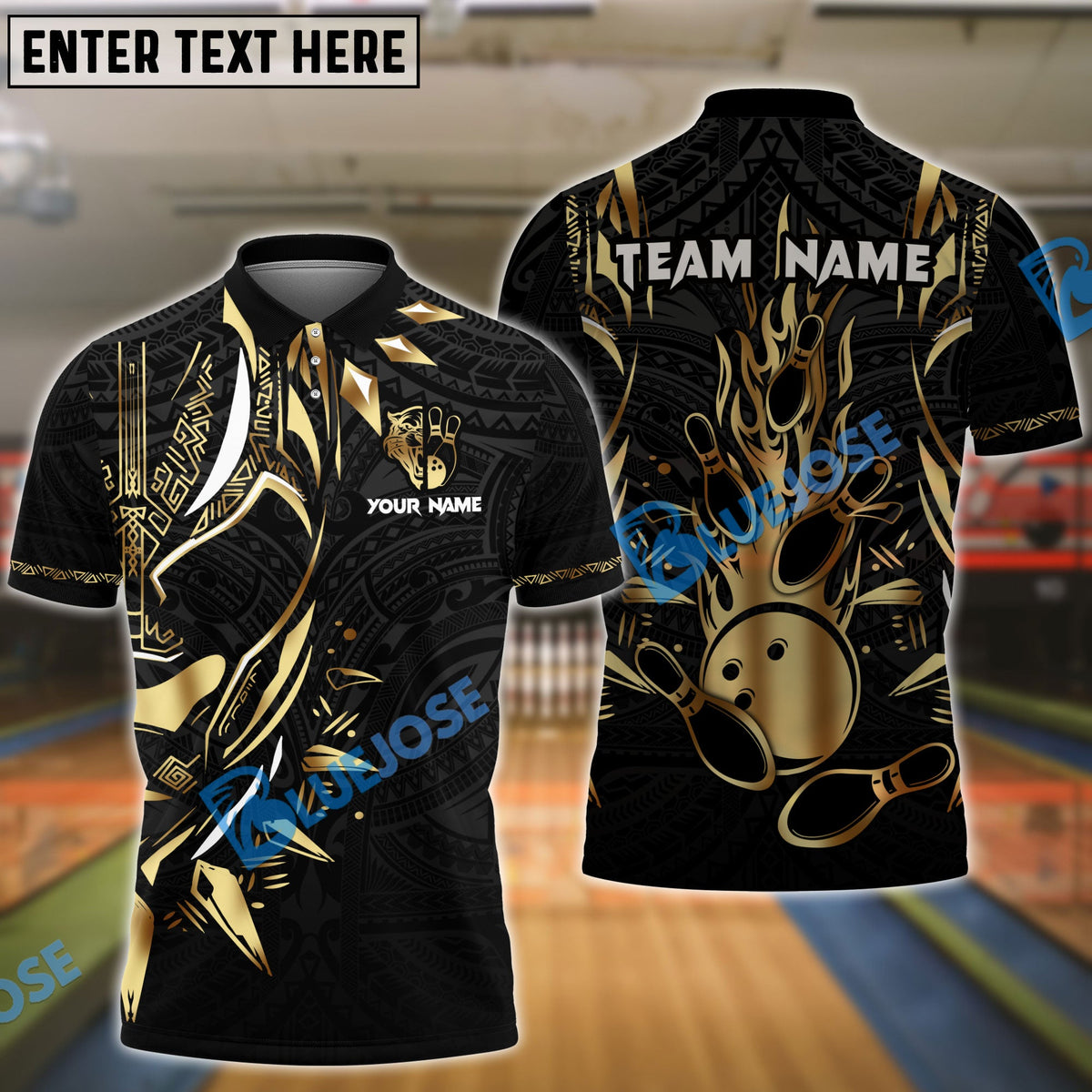 BlueJose Bowling And Pins Black Panther Forever Multicolor Customized Name 3D Shirt (6 Colors)