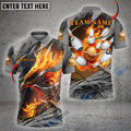 BlueJose Bowling And Pins Flame Rebirth Phoenix Personalized Name, Team Name 3D Shirt (4 Colors)